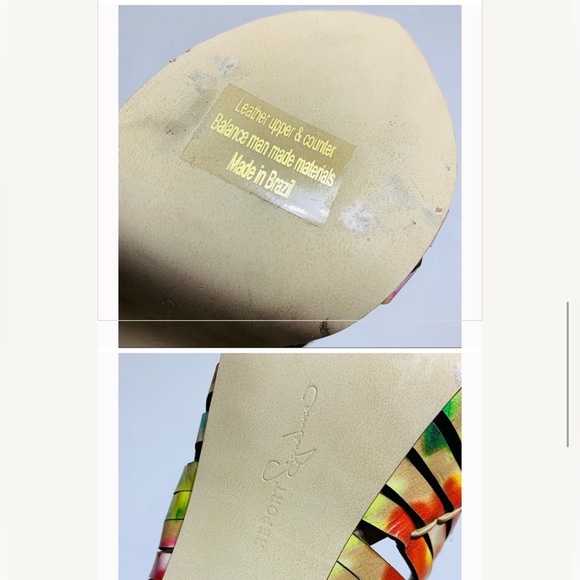 Heel strappy bold colors - Picture 5 of 8